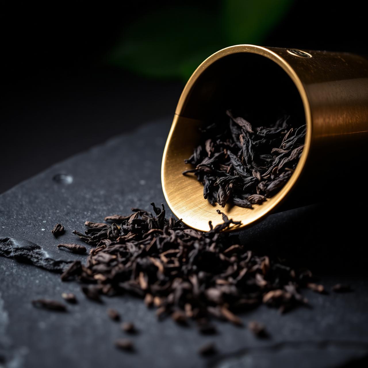 Ceylon tea leaves